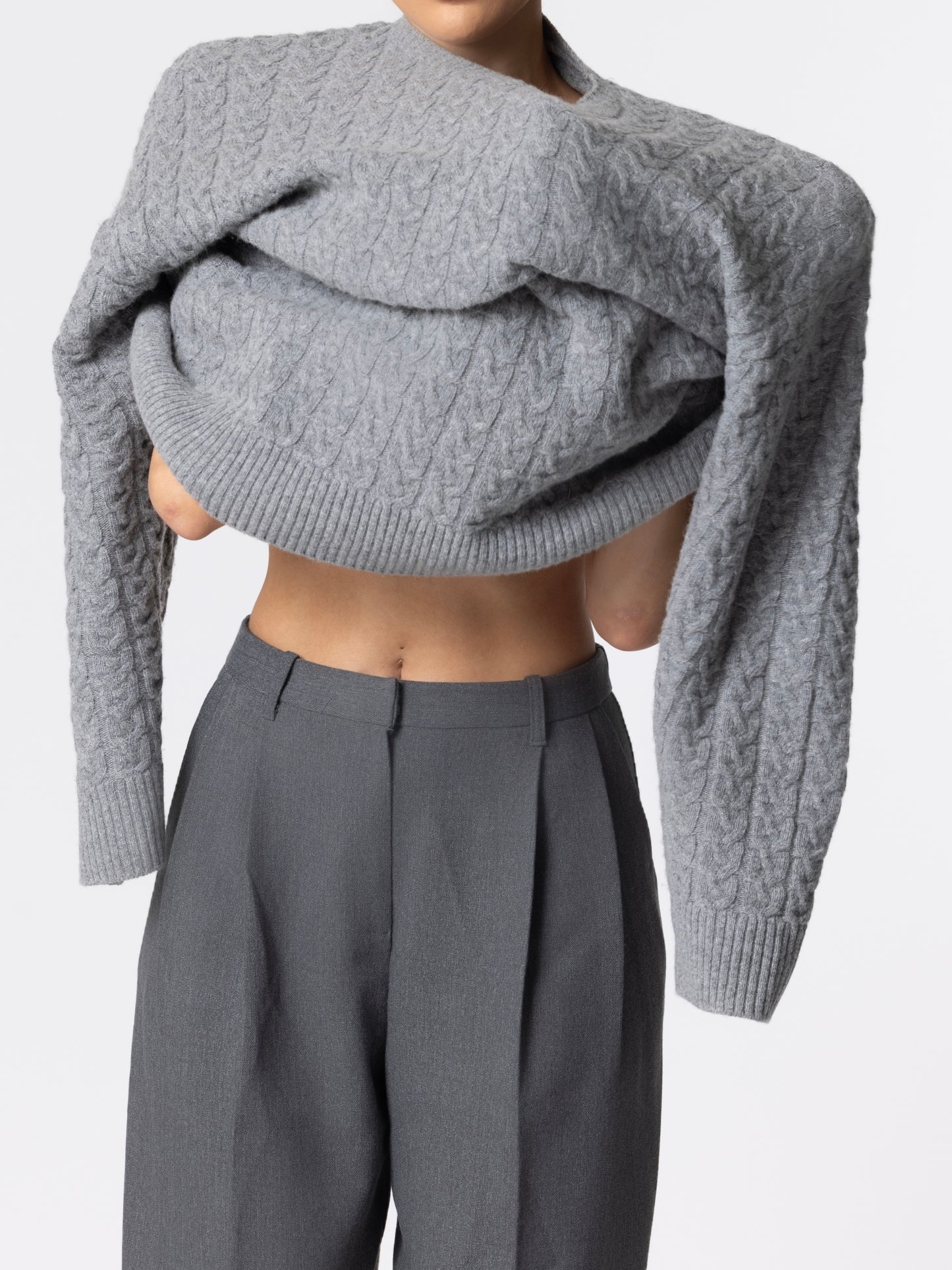 Oversize Pullover Grey