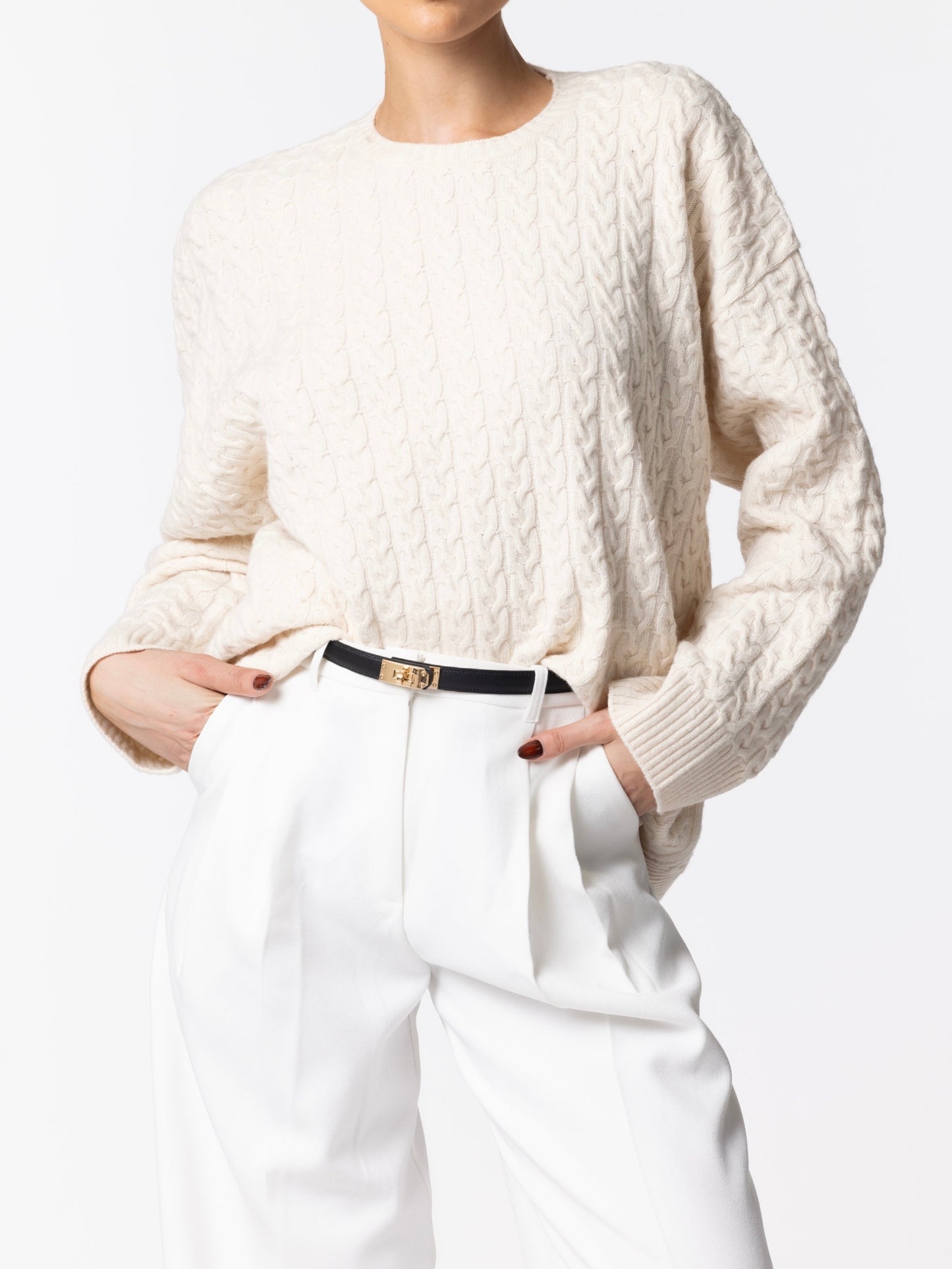 Oversize Pullover Creme
