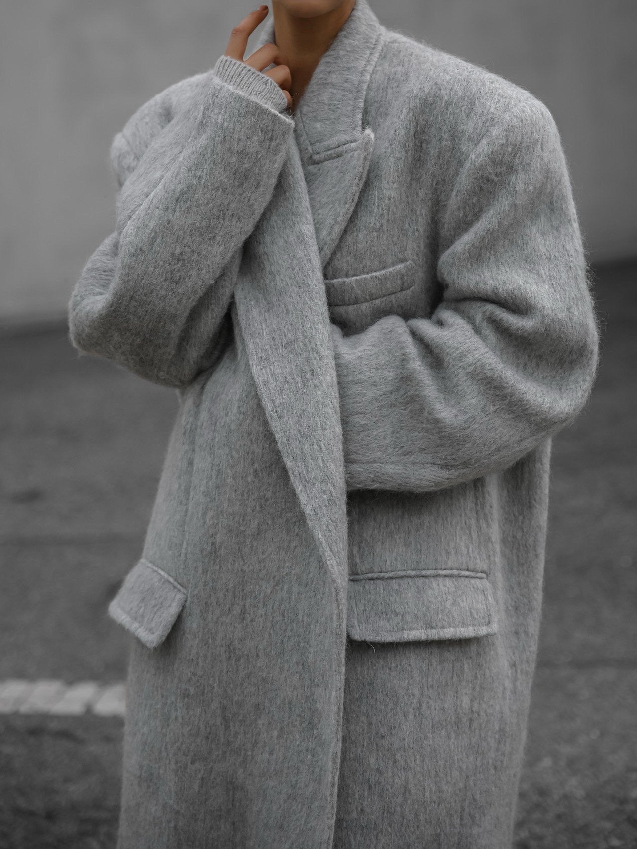 Grey Long Coat