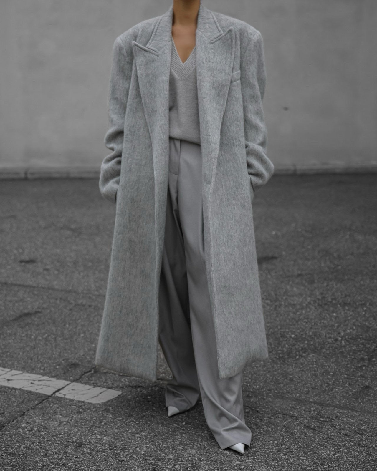 Grey Long Coat